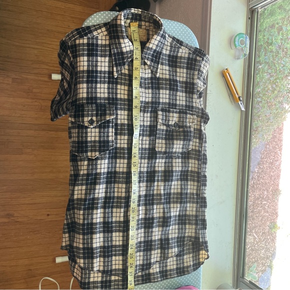 Vintage Wool shirt made in USA, sz 15 mens or sm ladies - Picture 6 of 10